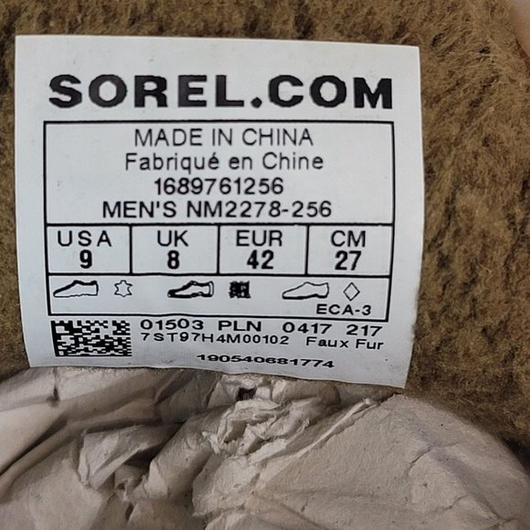 Sorel Maddox Moc Men\'s Rustic Brown Tobacco NM2278-256 US Size 9 NIB main image 5